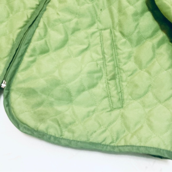 Kim Rogers Polyester Lime Green Petite Medium Quilted Jacket - Picture 4 of 6